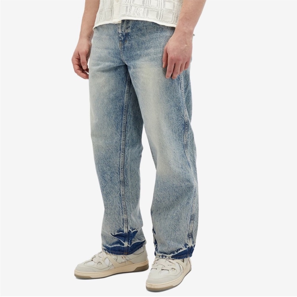 Men's Represent Blue Wash R3 Baggy Denim Jeans Size 29